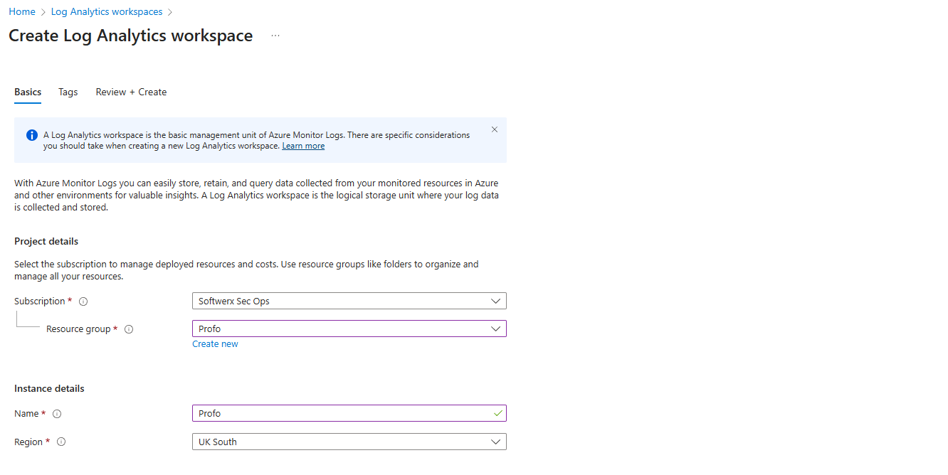 How to create Microsoft Sentinel