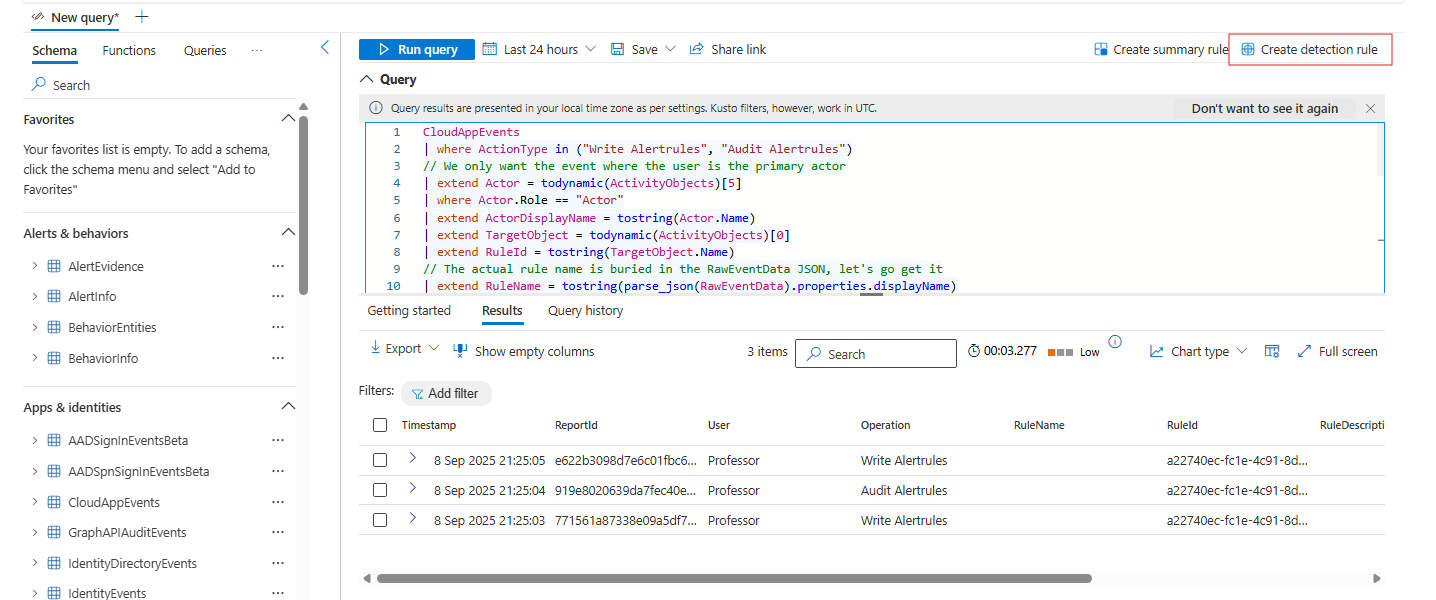 Beyond the Basics: Forging Your Own Custom Detections in Defender XDR